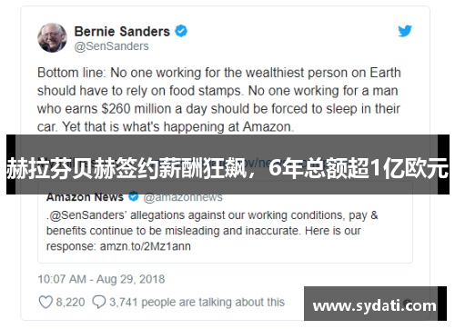 赫拉芬贝赫签约薪酬狂飙，6年总额超1亿欧元